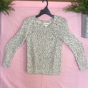 Black and white sweater